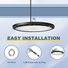 20x 200W UFO Led High Bay Light Industrial Commercial Factory Warehouse 90-277V