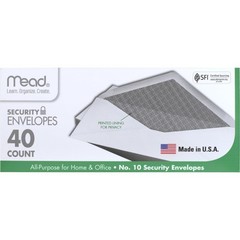 #10 Envelopes, Letter Size, 4-1/8″ x 9-1/2″, Security Printed Lining for Priv…