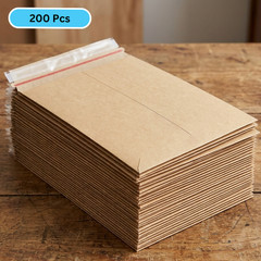 Rigid Photo Document Mailers Shipping Envelopes Kraft 200 Pieces 11″ x 13.5″