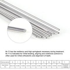 AZDENT Dental Orthodontic Ligature Ties Elastic Rubber Bands /Round Arch wires