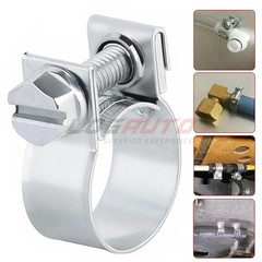 48Pcs 6 Sizes Fuel Injection Gas Line Hose Clamps Clip Pipe Clamp Kit 7mm-15mm