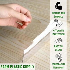 Farm Plastic Supply West Coast – 12 Mil Clear Vinyl Sheeting – 5.5Ft Wide