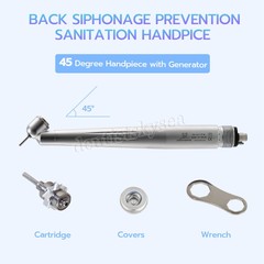 YABANG 4Hole Dental Surgical 45 Degree High Speed Handpiece US Stock 24H ship!