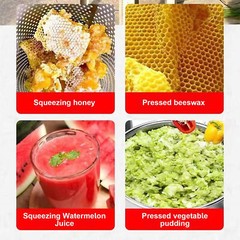 Honey Press Extractor Beekeeping Manual Stainless Steel Honey Press Machine Tool