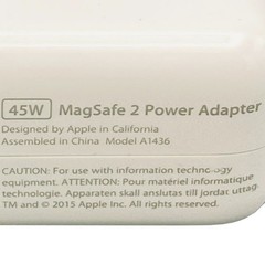 Genuine Apple 45W Charger MagSafe 2 for Macbook Air 2016 2017 13-inch Adapter
