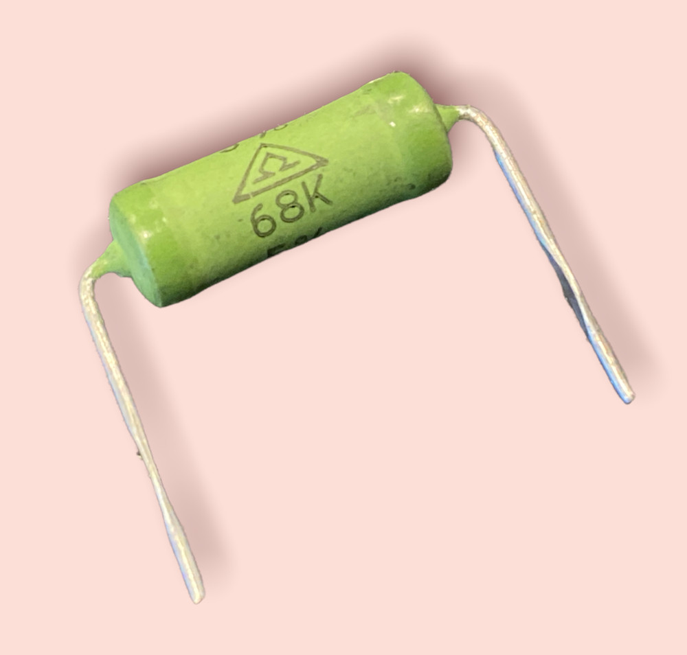 10 PCS Vishay RESISTOR 3W 68K OHM 5% METAL OXIDE Axial RES (GOOD FOR 2W 1W )