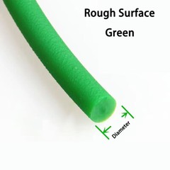 Green PU Round Urethane Drive Belt – 2 to 18mm Dia, Polyurethane Rough Surface