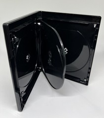 2 PCS NEW 15mm 4K ULTRA HD BLACK 4-DISC CASE, BOOKLET CLIPS, PS4-15MM UHD