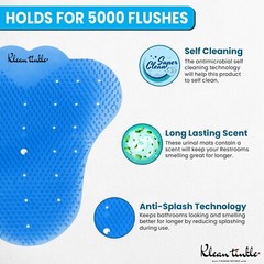 3 – 50 Scented Bathroom Urinal Screens Deodorizing Anti-Splash Fresheners Mats