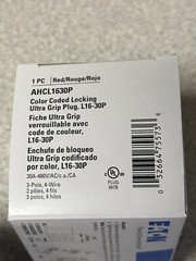 10 NEW Eaton AHCL1630P Red Locking Plugs NEMA L16-30P 30A 480V 3 Phase 3P4W