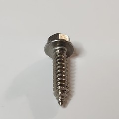 # 14 x 1″ Hex Washer Head Sheet Metal Screws Self Tapping Stainless Steel (50)