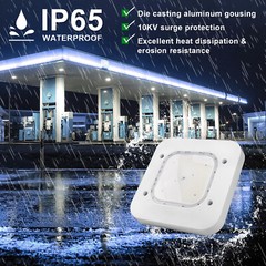 150W LED Canopy Light Parking Lot Gas Station Lamp IP65 21000LM Lights 5700k