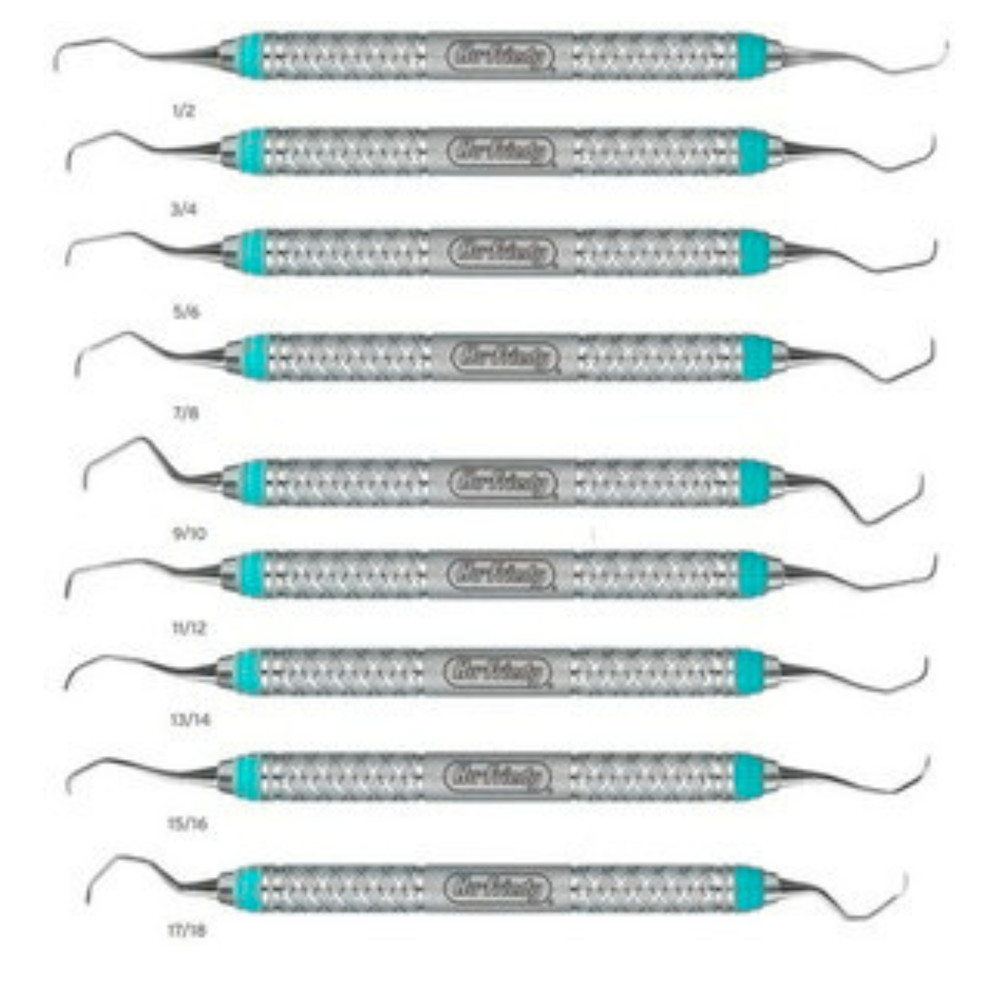 HU-FRIEDY Dental Rigid Gracey Curette SET OF 9 EverEdge 2.0 #9 Handle
