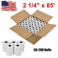 50/200 Rolls Case 2 1/4″ x 85′ Cash Register POS Receipt Thermal Paper US Stock