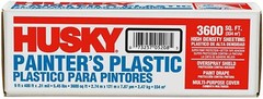 Husky 03509H 9′ x 400′ .31mil High Density Painters Poly Film