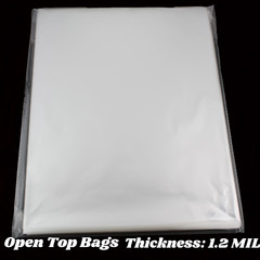 11×14 Clear Bags Large Plastic Packaging Open Top Flat Packing T-Shirt Apparel
