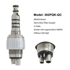 COXO Dental High Speed Handpiece Fiber Optic For KaVo MULTIflex Coupler 4 6 Hole