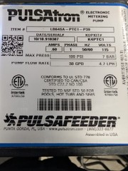 PULSAFEEDER LB64SA-PTC1-P39 PULSAtron Series A Plus Metering Pump