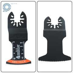 50PCS 4 Types Titanium Oscillating Tool Blades Curved Edge Oscillating Saw Blade
