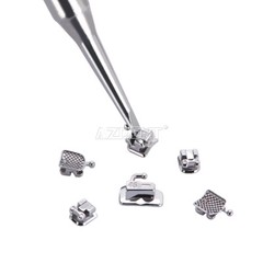 100X Dental Ortho MIM Self Ligating Bracket Brace Mini Roth.022 Hooks 345 AZDENT