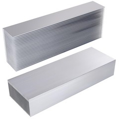 Large Aluminum Heat Sink 300x69x36mm High Power Cooling Plate 27 Fin Radiator