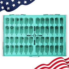 48 ASSORTED PRIMARY MOLAR STAINLESS STEEL CROWNS – COMPLETE KIT