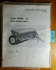 John Deere DR-B Grain Drill Predelivery Instructions Manual PDI-M60627 C9 3/69