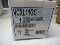 Stonco VCXL11GC, 100 watt Roughlyte Vaportight Light Fixture w/Box, 120VAC, New