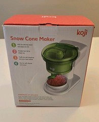 Koji Snow Cone Maker Ice Shaver NEW