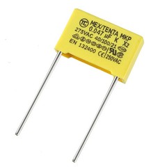 5 x Safety Capacitors Polypropylene Film 0.047uF 275VAC X2 MKP 13.5mm Pin Pitch