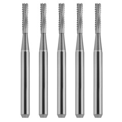 Dental Carbides Tungsten Carbide Bur FG557L Friction Grip Straight Fissure