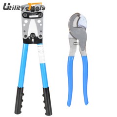 Battery Cable Lugs Crimping Tool Wire Crimper & Cable Cutter For 6-50mm²