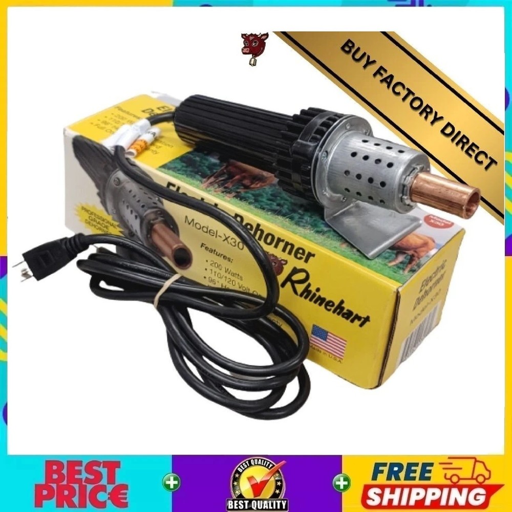 💥 Rhinehart X-30 Electric Dehorners – Calf/Goat – 1/2″ D 🔥