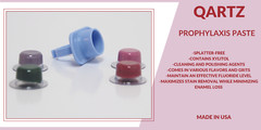 QARTZ PROPHY PASTE CUPS BUBBLE GUM MEDIUM 200/BOX DENTAL W/FLOURIDE – 3 BOXES