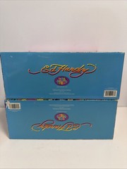 2x – Ed Hardy Lisa Frank Love Kills Slowly Peacock Design Hanging File Box RARE