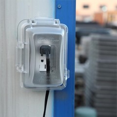 Bates- Weatherproof Electrical Outlet Cover, 1-Gang, Outdoor Plug Cover