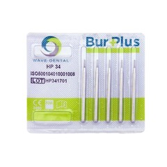 Wave Dental Long Straight Invert Cone Carbide Burs 44.5mm HP 34 35 37 2.35mm Bur