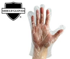 10000-20000 Clear 1.5Mil High Density Polyethylene FoodService Disposable Gloves
