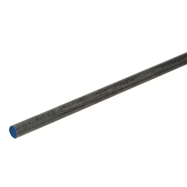 1/4 in. x 4 ft. Plain Steel Solid Round Rod