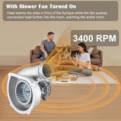Furnace Draft Inducer Blower Fan Motor for Rheem Ruud FB-RFB241, 70-24157-03