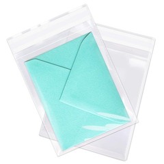 6″ X 9″ 1.4 Mil Crystal Clear Resealable Cello Poly Bags 5,000 PER CASE