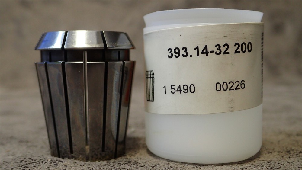 393.14-32 200 SANDVIK 20mm ER32 Coolant Collet Clamping 20.0-19.0mm (BN137)