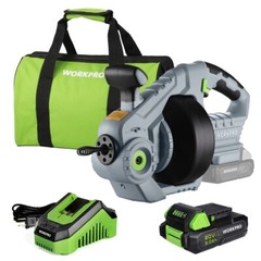 WORKPRO 20V NEW Electric Drain Auger 25Ft Plumbing Snake Drain Hair 3/4″-2″ Pipe