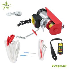 1320lbs Electric Hoist with Wireless Remote Control, 40ft Lifting Height