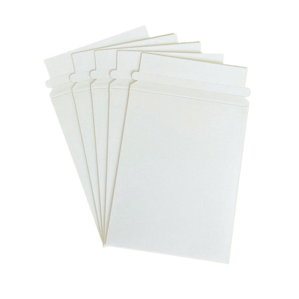 100 x 7×9 in Cardboard White Envelope Mailer 7″x9″ Self Seal Flap
