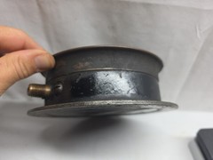 Vtg Ashcroft New York Brass 0-200 PSI Steam Pressure Gauge Steampunk