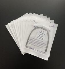 10Packs Dental Orthodontic Thermal Activated Niti Round Arch Wires Natural Form