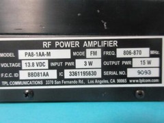 MOTOROLA XTS/MTP VEHICULAR ADAPTER NTN8560 N2001A W/ POWER AMPLIFIER MIC SPEAKER