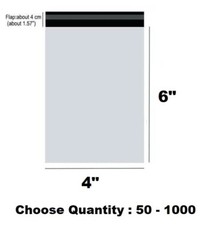 Poly Mailers Shipping Bag 4×6, 5×7, 6×9, 7.5×10.5, 9×12, 10×13, 12×16, 14.5×19