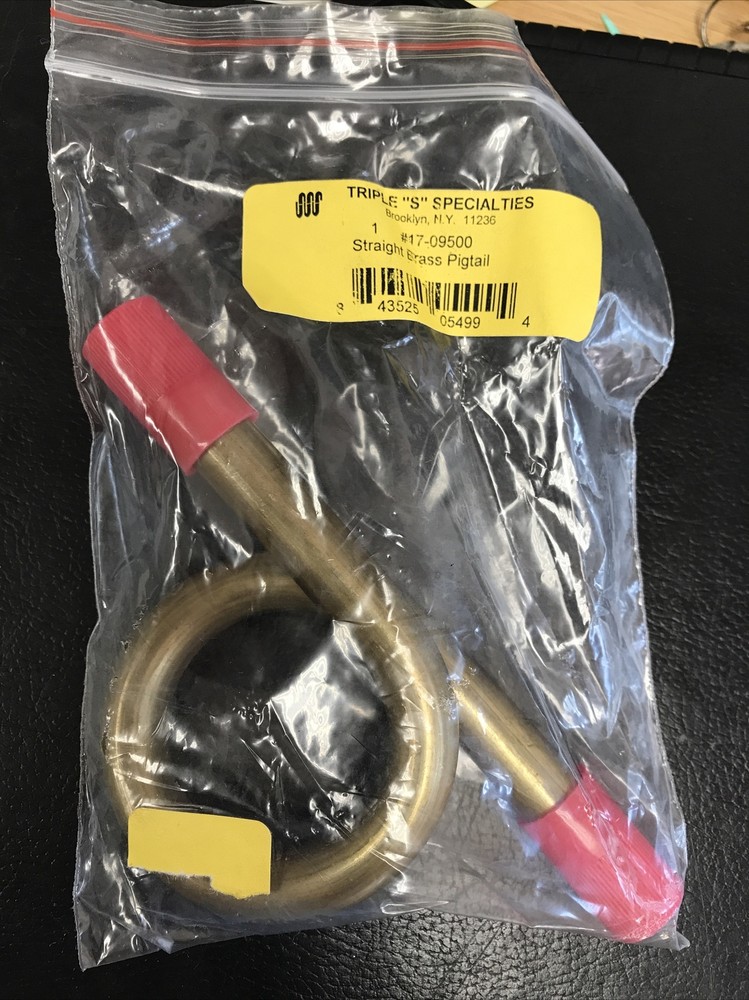 STEAM GAUGE SIPHON 27-402-01 1/4″ NPT BRASS PIGTAIL New